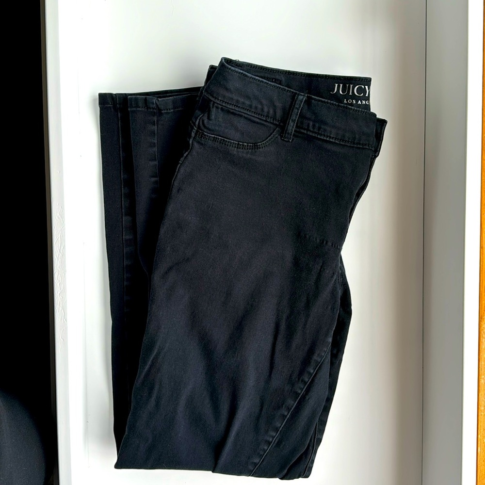Juicy Couture Midrise Black Skinny Jeans